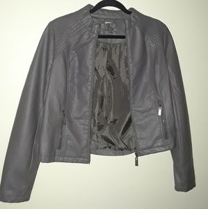 Faux leather jacket - Juniors- Smoke Free Home
